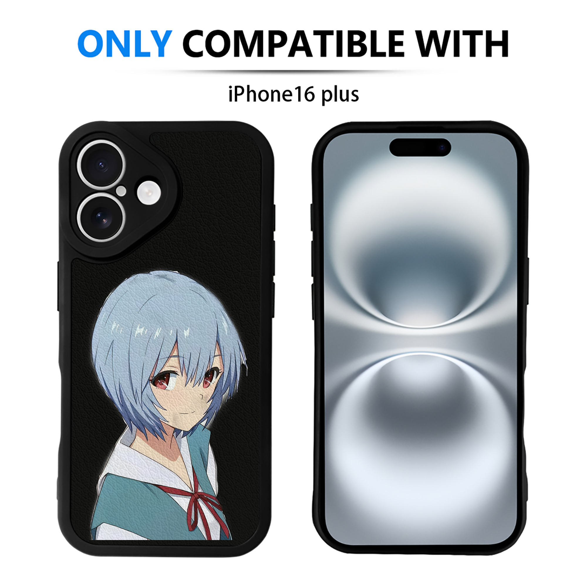 （画像用） EVA 新世紀エヴァンゲリオン 【iPhone 16シリーズ対応】シリコンスマホケース（レザー調） 材質：シリコン